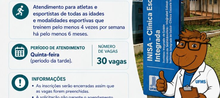 ESTÃO ABERTAS AS INSCRIÇÕES PARA O PROJETO NUTRES – NUTRIÇÃO ESPORTIVA E SAÚDE