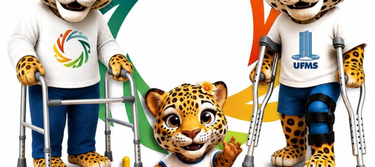 Mascote Clínica Escola Integrada — INISA/UFMS